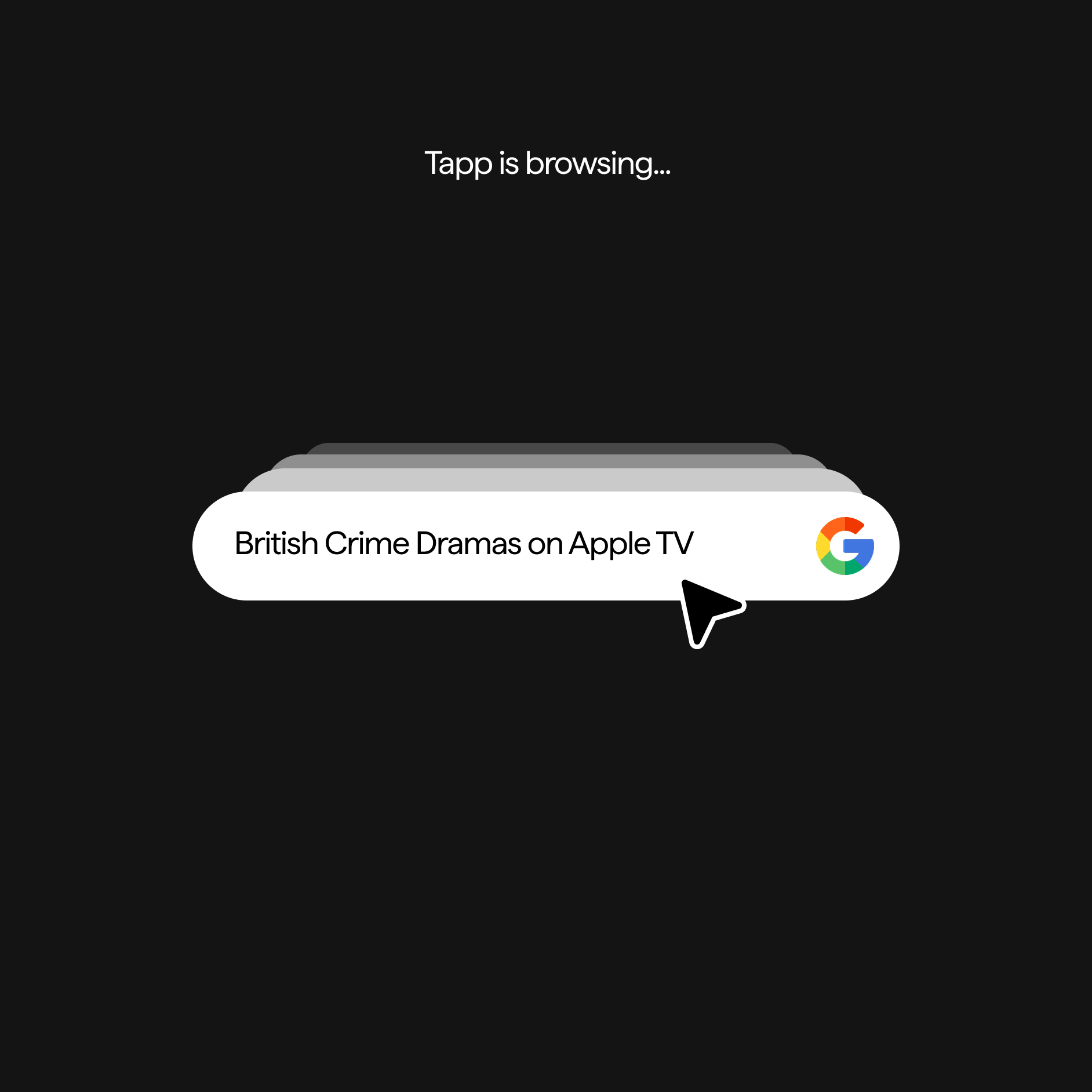 Tapp browsing for shows